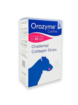 Жевательные полоски для собак Orozyme Collagen Strips (Орозим), размер L